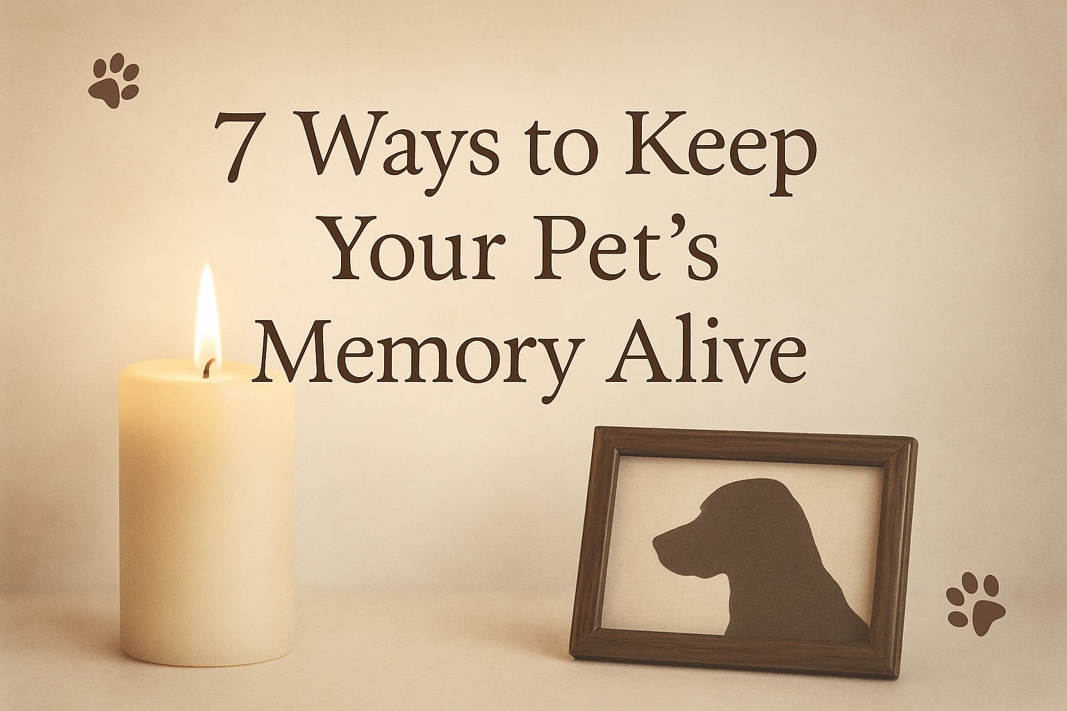 How to Keep Your Pet’s Memory Alive: 7 Heartfelt Ways